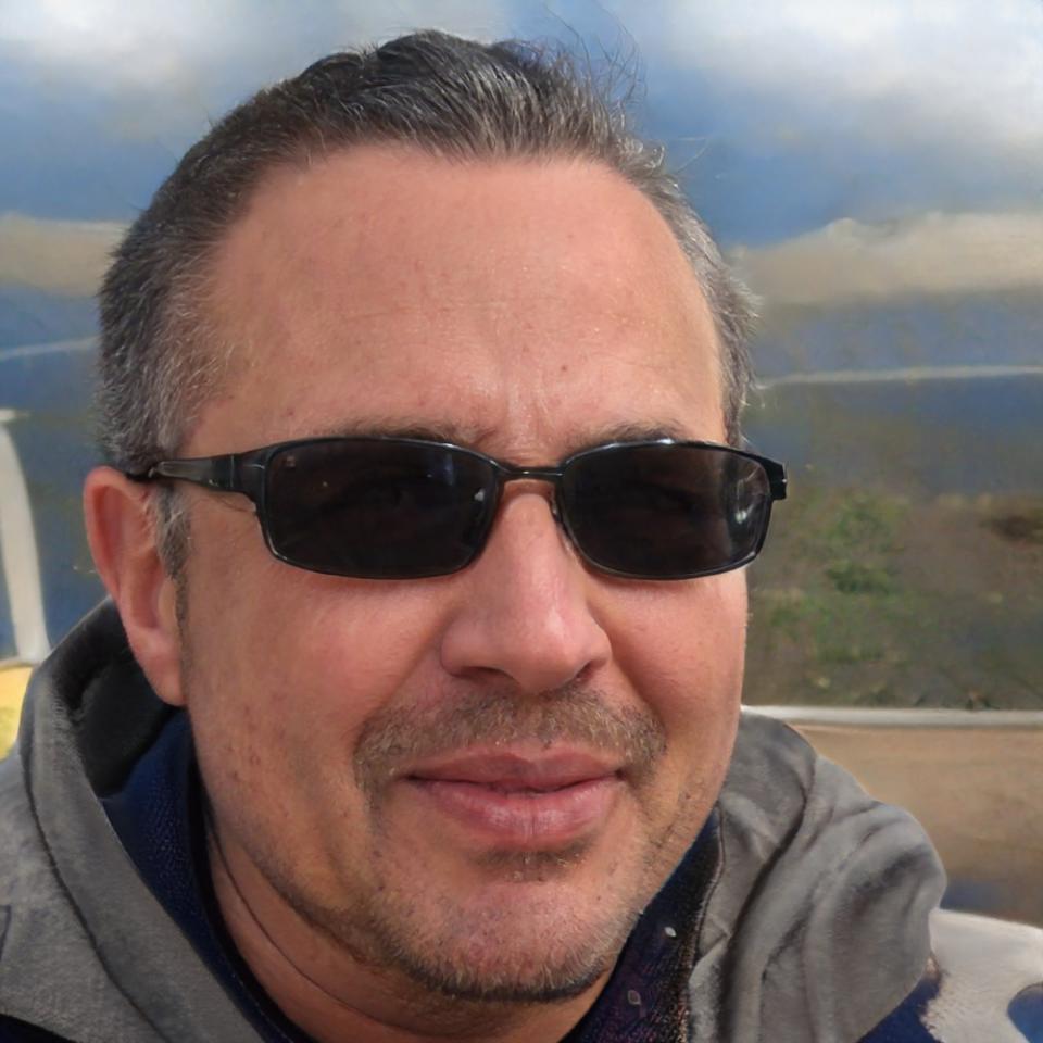 Retrato profissional de Joaquim Brandão, especialista sênior em UX para realidade virtual